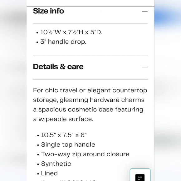 Roberto cavalli cosmetic bag - Picture 2 of 12